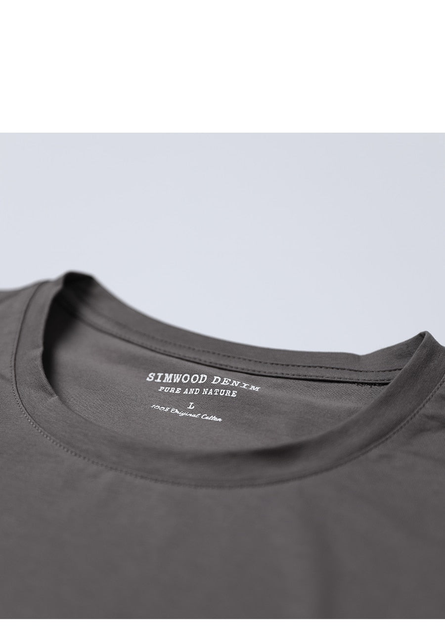 SIMWOOD Solid Slim Basic T-Shirt (3 Colors), Tops, Mainstreet Male, Mainstreet Male