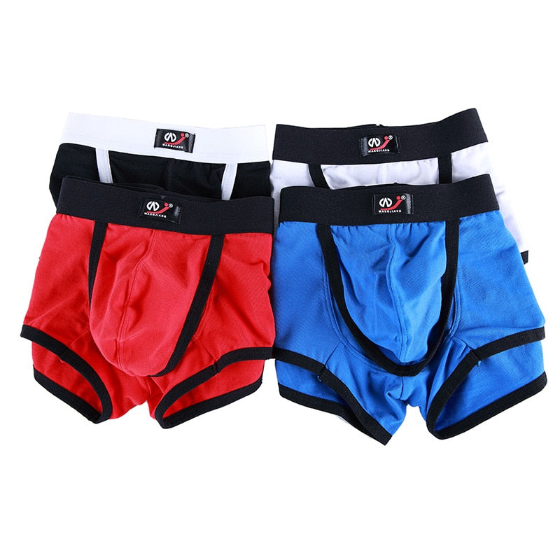 WANGJIANG Spandex Cotton Pouch Trunks (4 Colors), Underwear, Mainstreet Male, Mainstreet Male